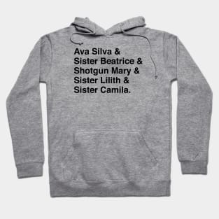 Character Names (v1) - Warrior Nun Hoodie